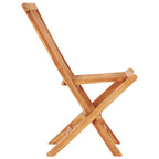 3-tlg. Bistro-Set Klappbar Teak Massivholz