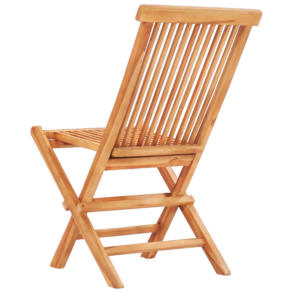5-tlg. Garten-Essgruppe Klappbar Massivholz Teak