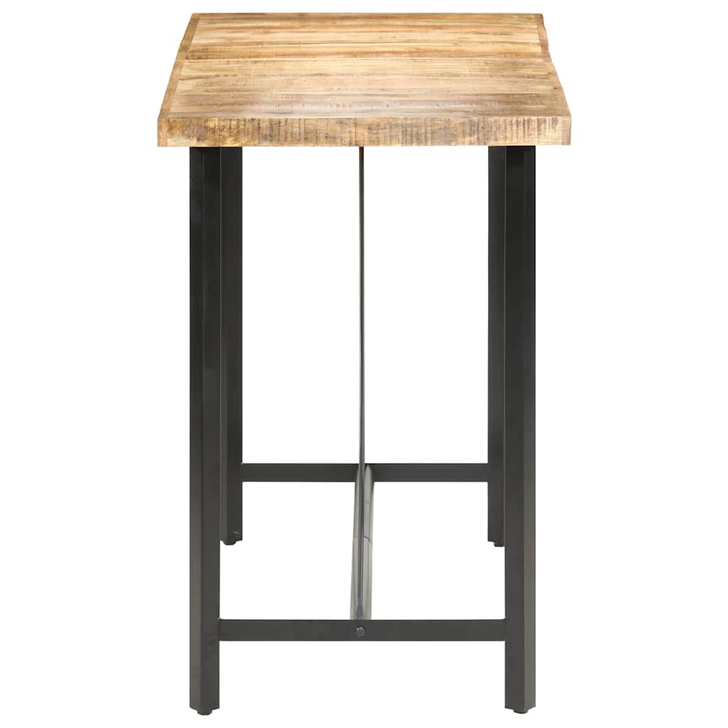 Bartisch 180x70x107 cm Raues Mangoholz