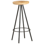 Barhocker 4 Stk. Raues Mangoholz