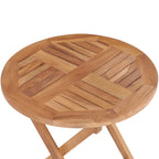 Gartentisch Klappbar 45 cm Massivholz Teak
