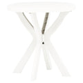 Bistrotisch Weiß Ø70 cm Kunststoff