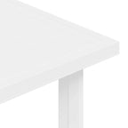 Gartentisch Weiß 80x75x72 cm Kunststoff
