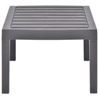 Gartentisch Mokka 78x55x38 cm Kunststoff