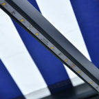 Markise mit Windsensor & LED 500x300cm Blau und Weiß