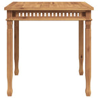 Garten-Esstisch 80x80x80 cm Massivholz Teak
