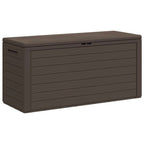 Gartentruhe Braun 116x44x55 cm