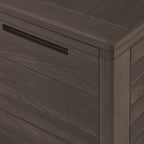 Gartentruhe Braun 116x44x55 cm