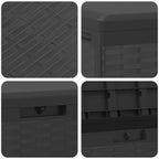 Gartenbox Anthrazit 114x47x60 cm