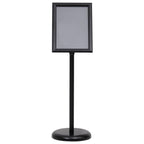 A4-Plakatständer Schwarz Aluminiumlegierung
