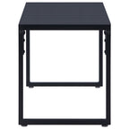 Gartenbank 120,5 cm PS-Platte Schwarz