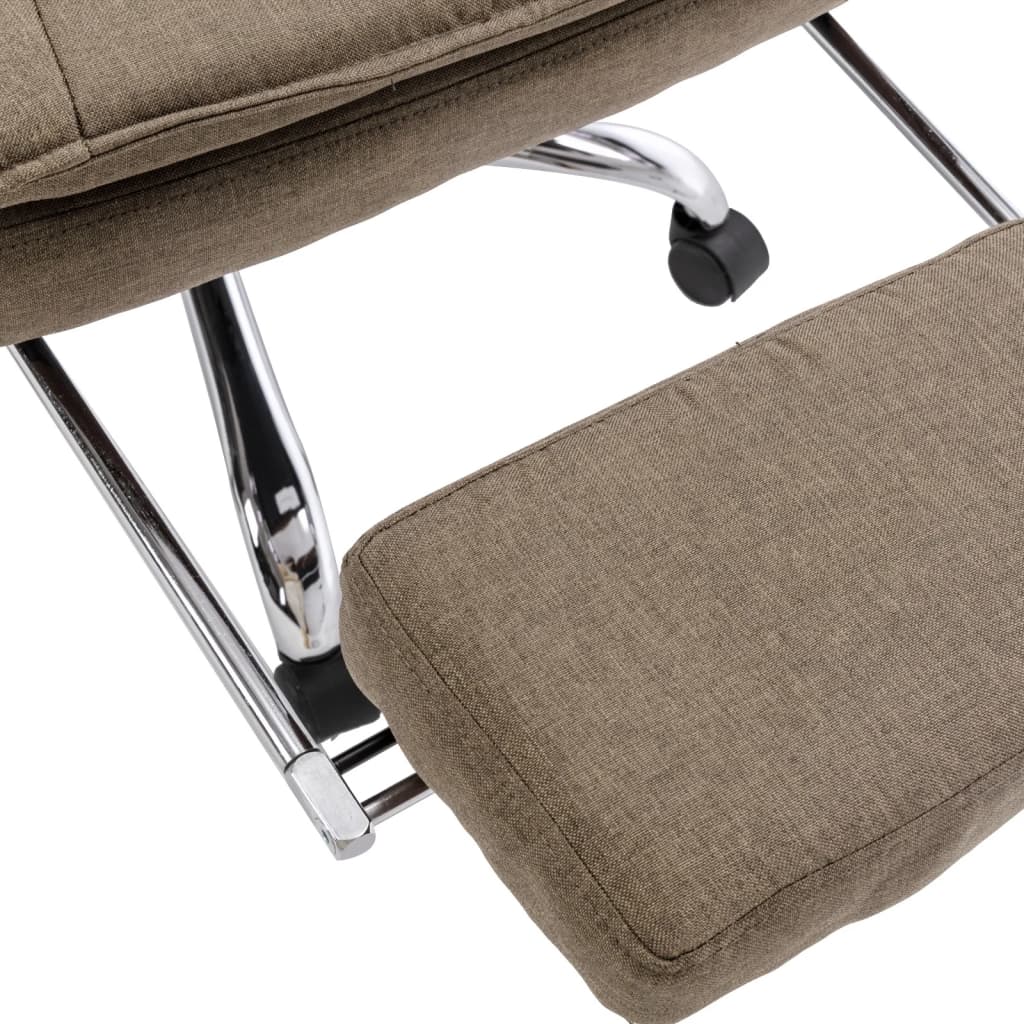 Bürostuhl Taupe Stoff