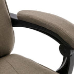 Massage-Bürostuhl Taupe Stoff