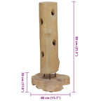 Weinständer für 8 Flaschen 40x30x80 cm Massivholz Teak
