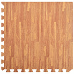 Bodenmatten 6 Stk. Holzmaserung 2,16 m² EVA-Schaumstoff