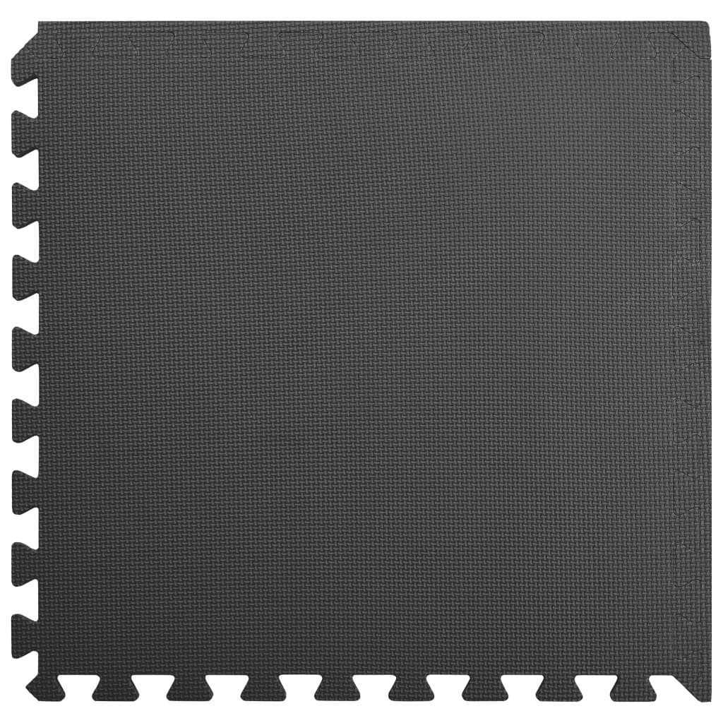 Bodenmatten 6 Stk. 2,16 m² EVA-Schaumstoff Schwarz