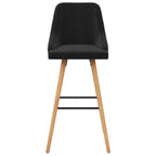 Barhocker 2 Stk. Schwarz Samt