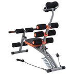 Bauchtrainer in L-Form mit Elastischen Bändern