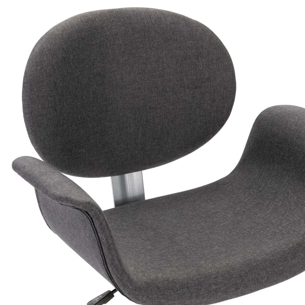Esszimmerstühle 2 Stk. Drehbar Grau Stoff