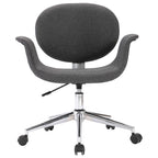 Drehbare Esszimmerstühle 4 Stk. Grau Stoff
