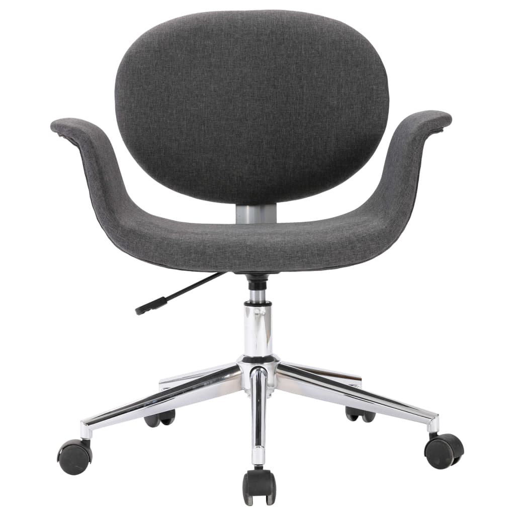 Drehbare Esszimmerstühle 4 Stk. Grau Stoff