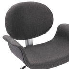 Drehbare Esszimmerstühle 4 Stk. Grau Stoff