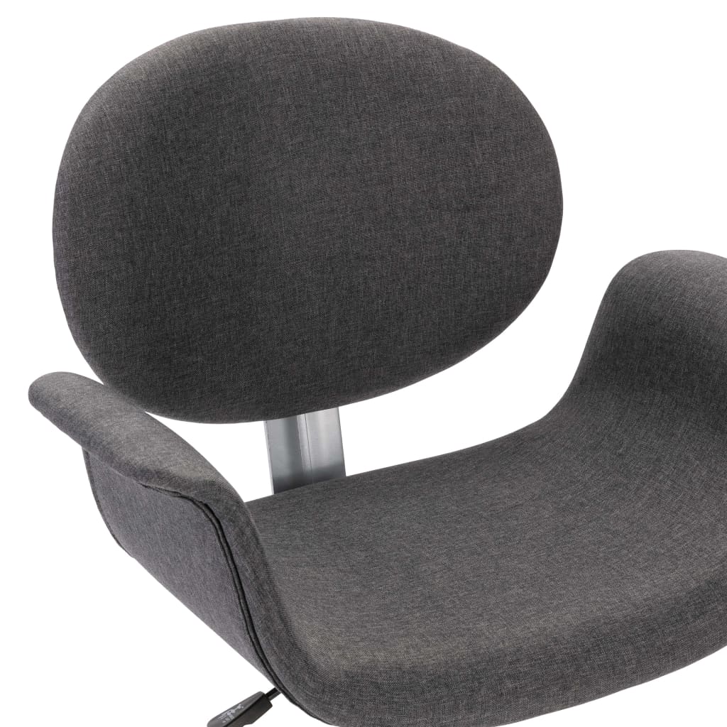 Drehbare Esszimmerstühle 4 Stk. Grau Stoff