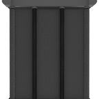 Würfel-Regal 4 Fächer Grau 69x30x72,5 cm Stoff
