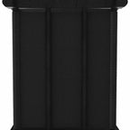 Würfelregal mit 6 Boxen Schwarz 103x30x72,5 cm Stoff