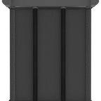 Würfelregal mit 9 Fächern Grau 103x30x107,5 cm Stoff