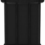 Würfel-Regal mit Boxen 15 Fächer Schwarz 103x30x175,5 cm Stoff