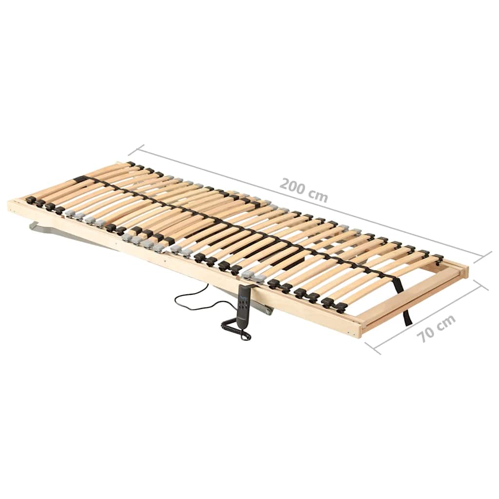 Lattenrost Elektrisch mit 28 Latten 7 Zonen 70x200 cm