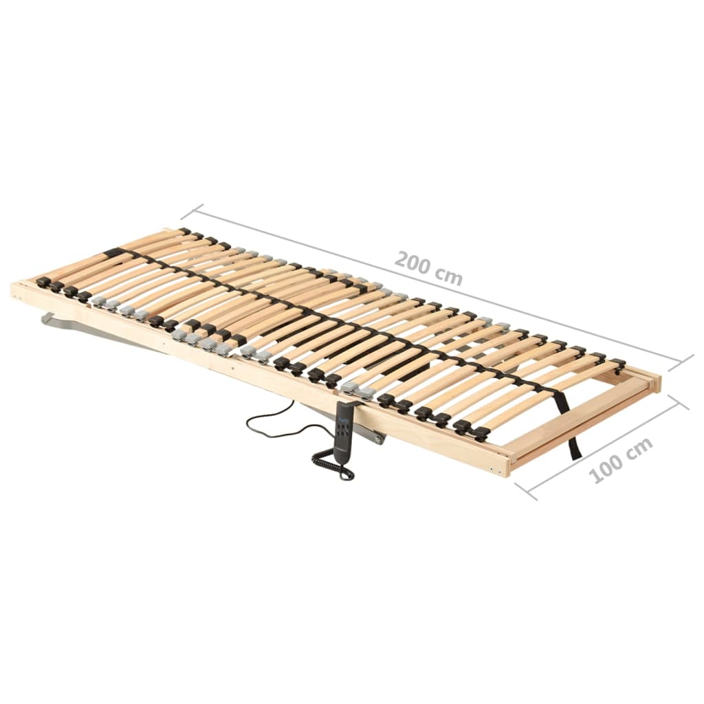 Lattenrost Elektrisch mit 28 Latten 7 Zonen 70x200 cm
