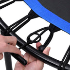 Fitness Trampolin mit Griff und Sicherheitspolster 122 cm