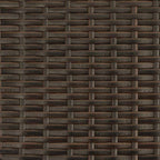 Stapelbare Gartenstühle 6 Stk. Poly Rattan Braun