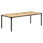 Esstisch 220x100x76 cm Raues Mangoholz