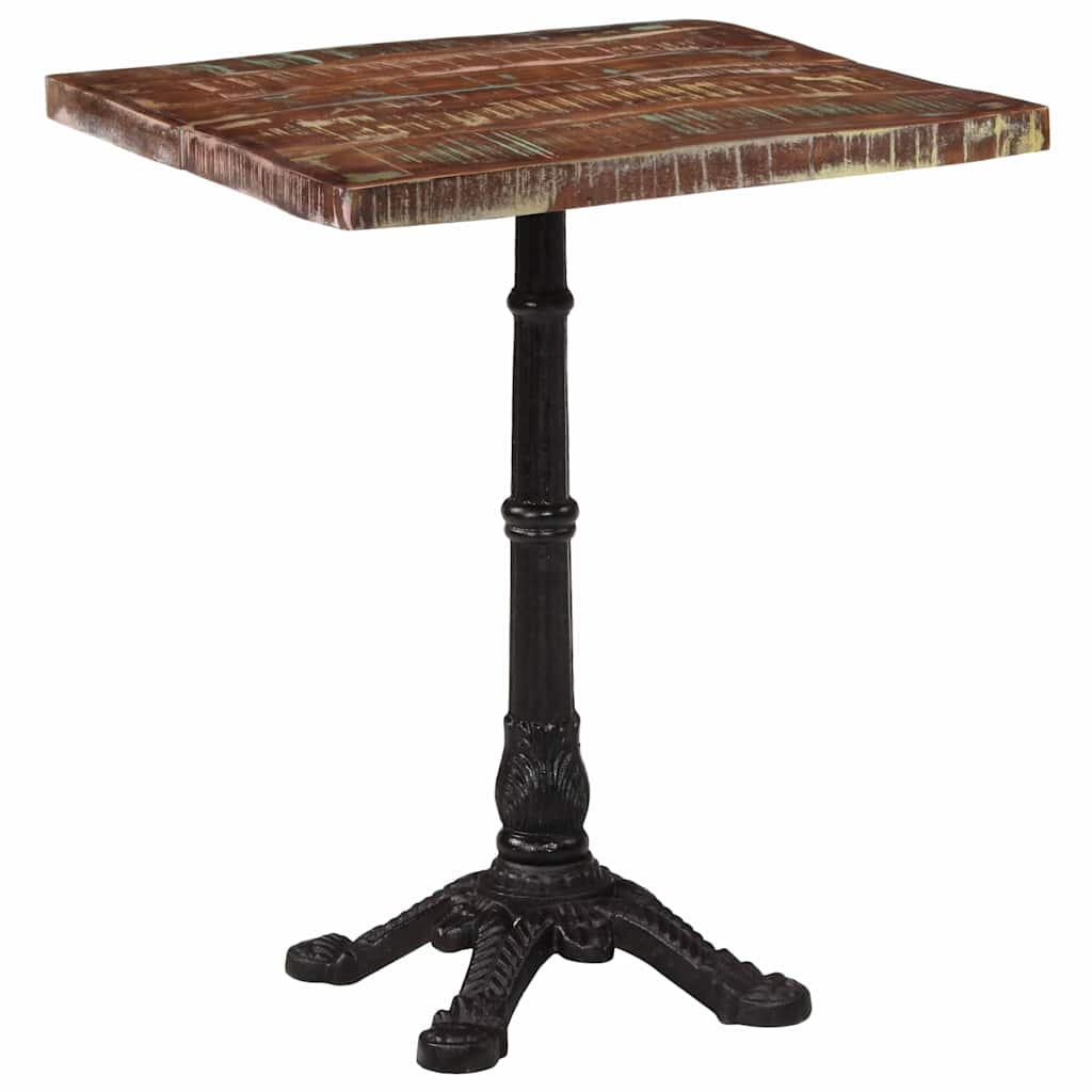 Bistrotisch 60x60x76 cm Altholz Massiv