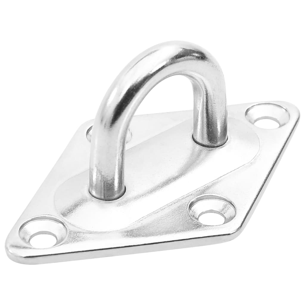 12-tlg. Sonnensegel Zubehör-Set Edelstahl