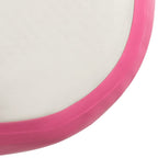 Aufblasbare Gymnastikmatte mit Pumpe 60x100x10 cm PVC Rosa