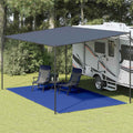 Zeltteppich 300x600 cm Blau HDPE