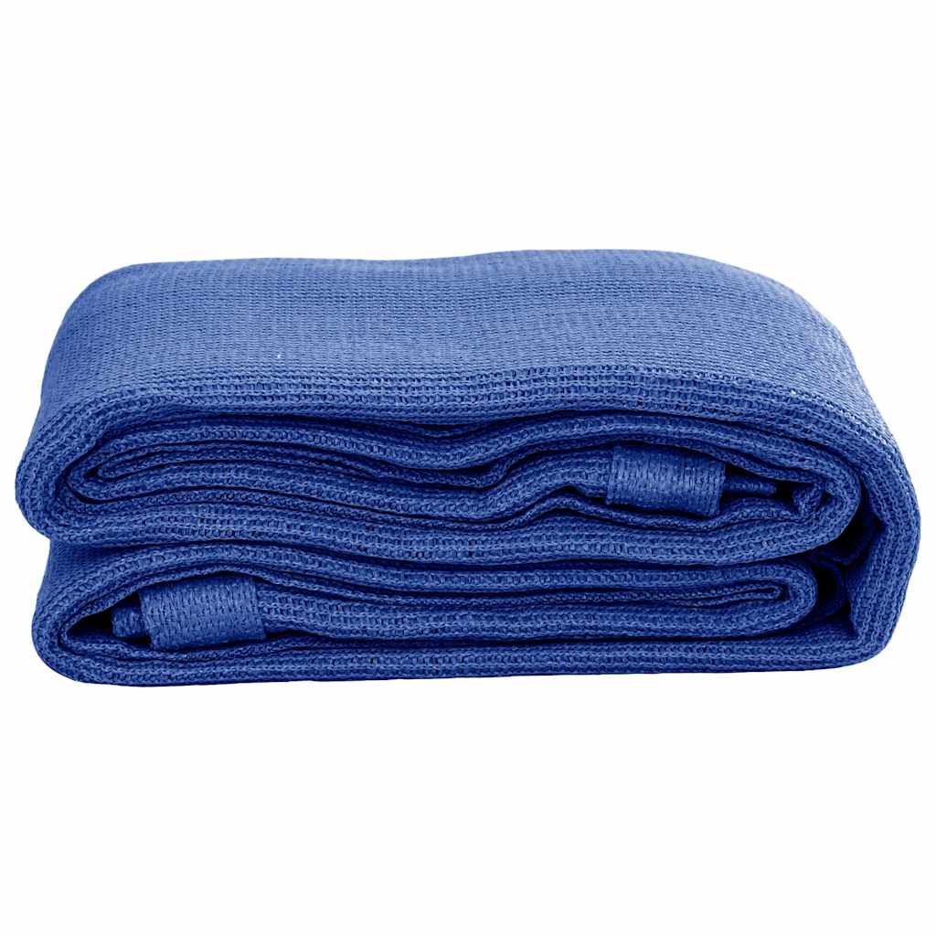 Zeltteppich 400x700 cm Blau HDPE