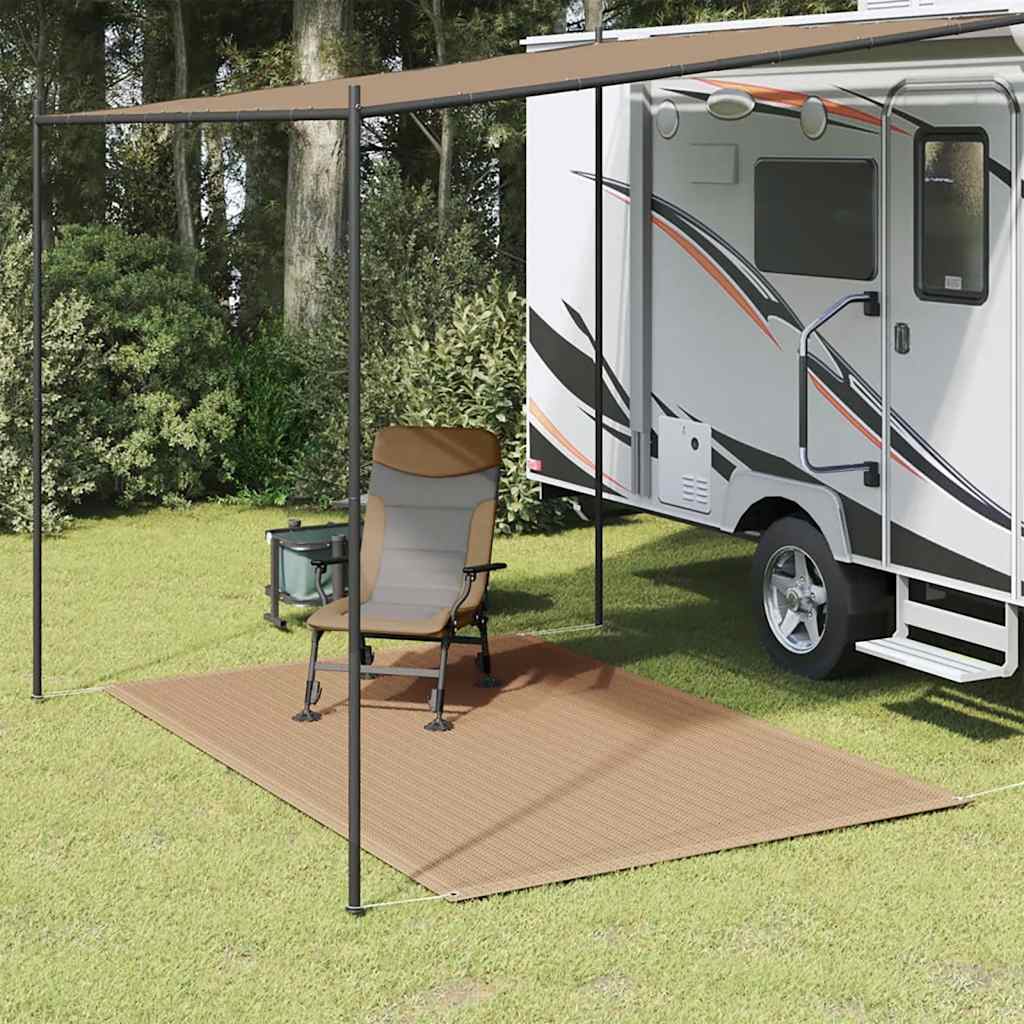 Zeltteppich 250x200 cm Taupe