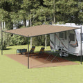 Zeltteppich 400x600 cm Taupe