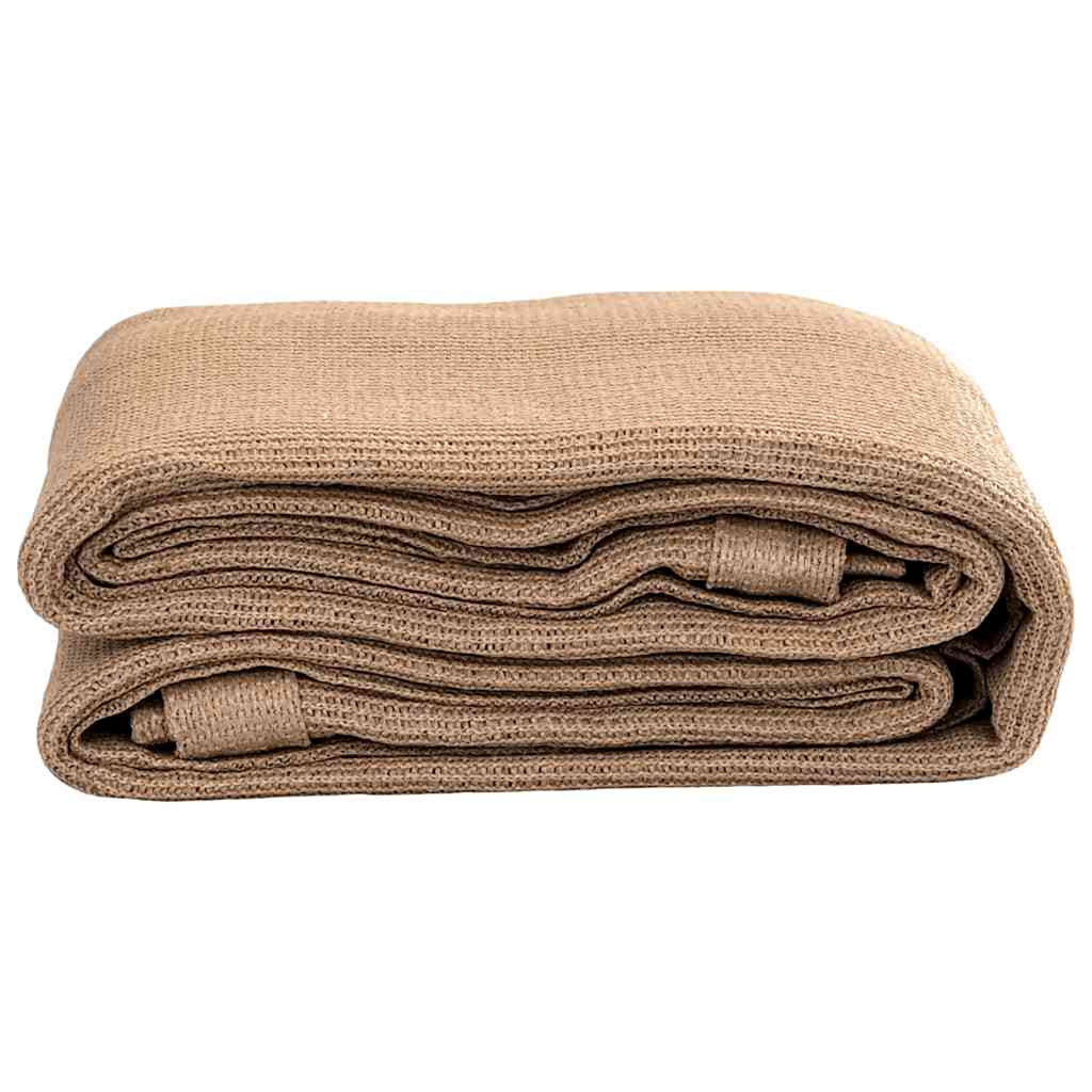 Zeltteppich Taupe 400x700 cm HDPE