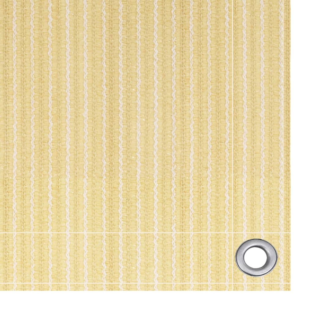 Balkon-Sichtschutz Beige 75x300 cm HDPE