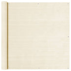 Balkon Sichtschutz Creme 120x400 cm HDPE