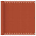 Balkon-Sichtschutz Orange 90x400 cm HDPE