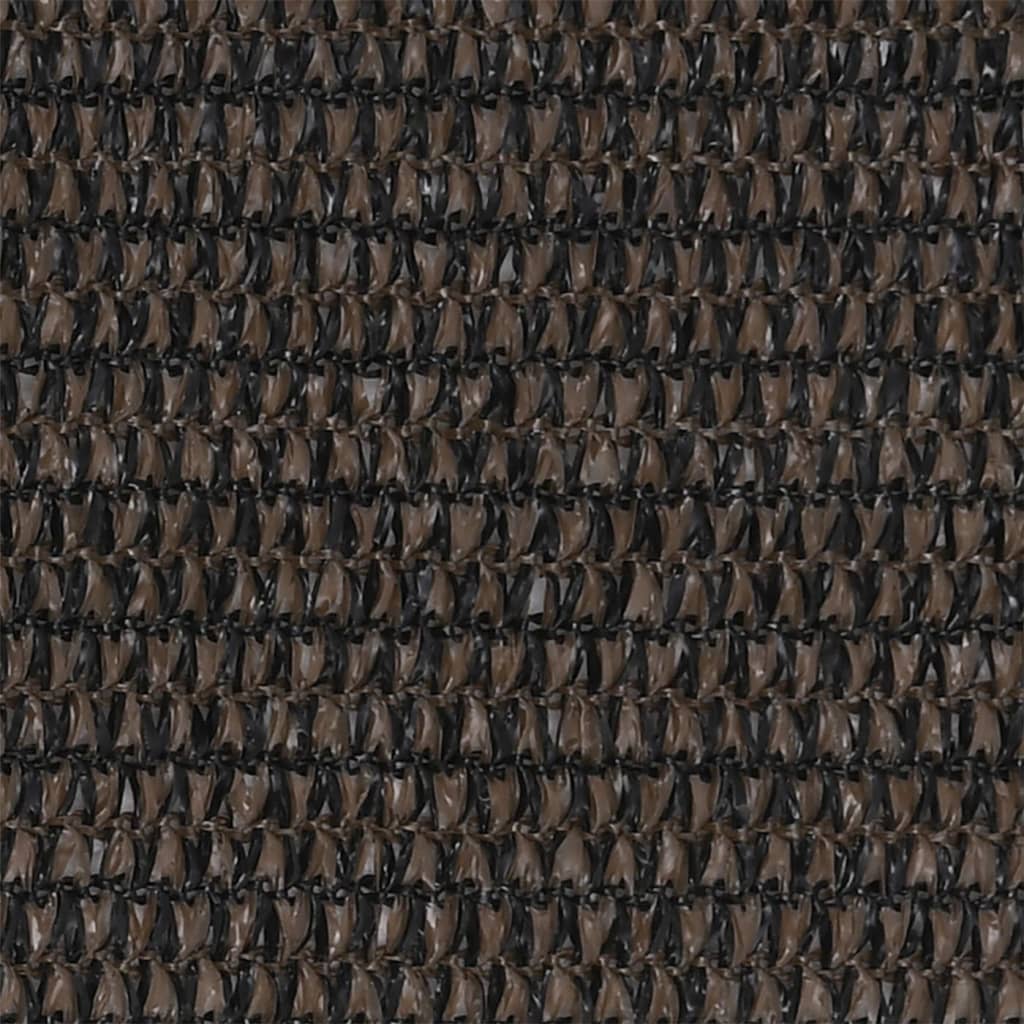 Balkon-Sichtschutz Braun 90x400 cm HDPE