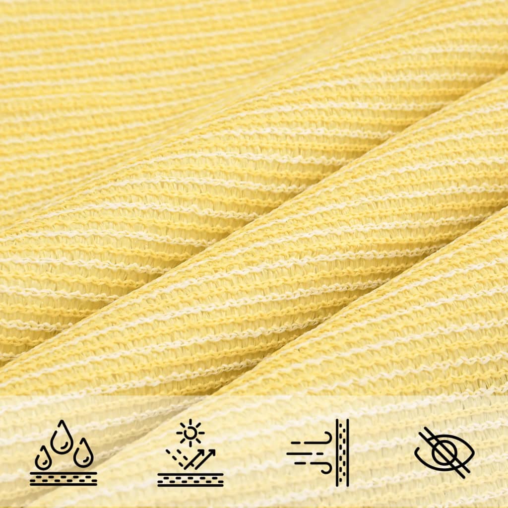 Sonnensegel 160 g/m² Beige 5x5 m HDPE