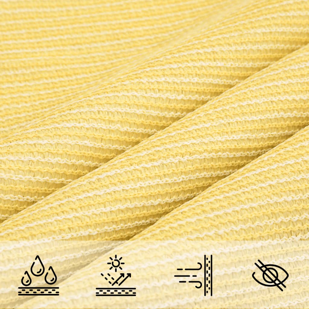 Sonnensegel 160 g/m² Beige 6x6 m HDPE